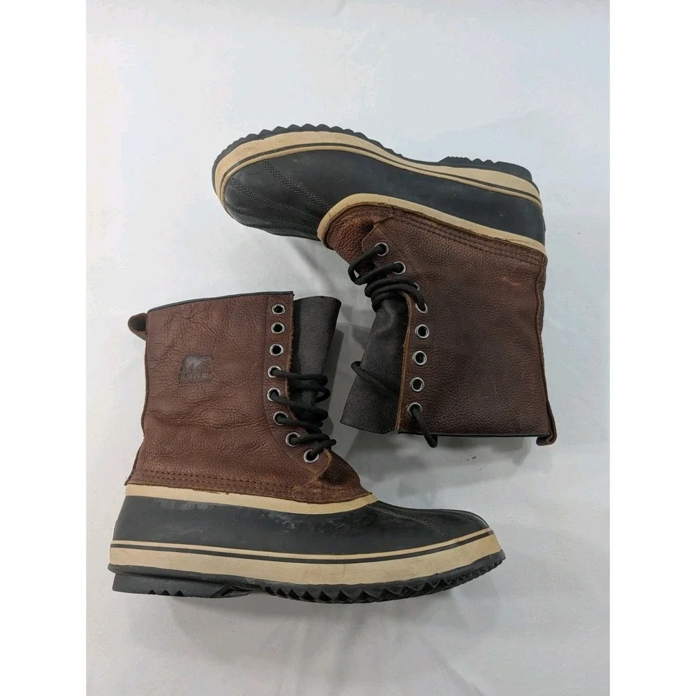 Men's‎ Sorel 1964 Premium Leather Waterproof Insulated Boots NM1561-256 Size 11